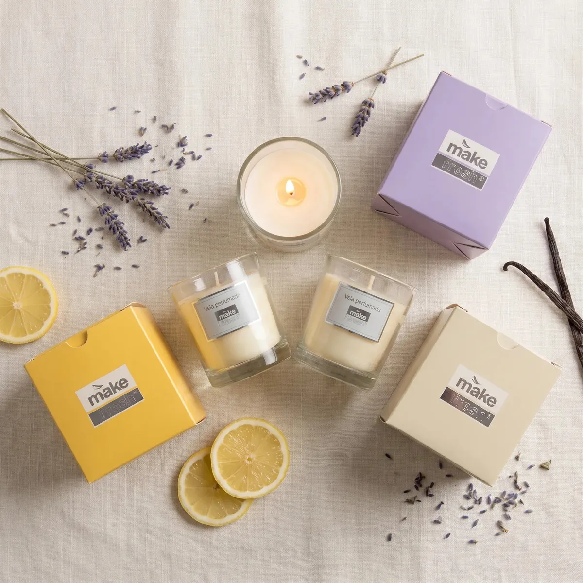 Pack x6 velas perfumadas